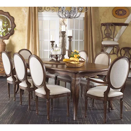 9 Piece Dining Table and Chairs Set